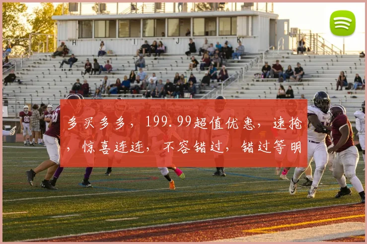 多买多多，199.99超值优惠，速抢，惊喜连连，不容错过，错过等明年